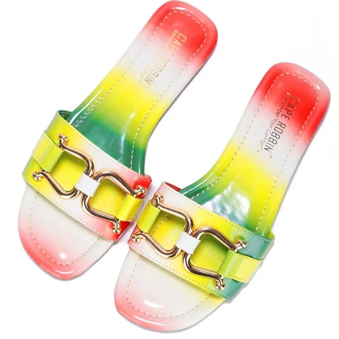 Multi-Print Link Sandal